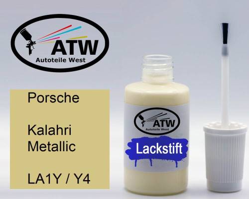 Porsche, Kalahri Metallic, LA1Y / Y4: 20ml Lackstift, von ATW Autoteile West.